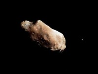 小行星Ida和它的衛星，伽利略號探測器拍攝