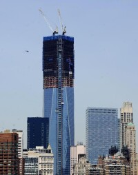 正在建設的紐約第一高樓“自由塔”