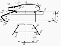 AMX-30B主戰坦克裝甲結構示意圖