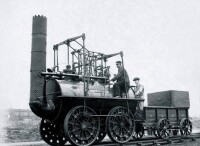 斯蒂芬孫發明的火車機車