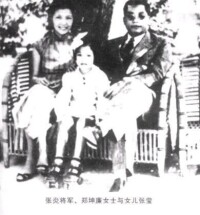 張瑩與雙親