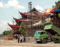 （圖）印尼三寶壟正在新建一座新的三寶公廟