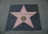 桑塔納在好萊塢星光大道上的留名