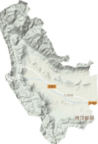 石塘鎮地形圖