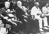 蔣介石、丘吉爾和羅斯福