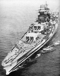 1943年10月的黎塞留號戰列艦