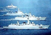 中國海軍艦艇編隊（資料照片）
