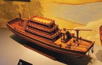 樓船模型示意圖