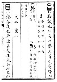 《說文解字》“貝”