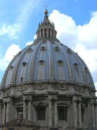 米開朗基羅設計的聖彼得大教堂圓頂