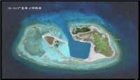 廣金島高清衛星影像圖（左島）