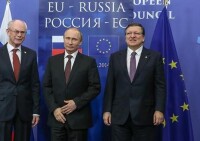普京與歐洲聯盟領導人會晤