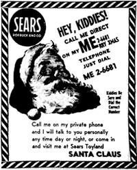 1955年印錯電話號碼的Sears廣告