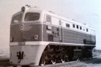 保存在海南鐵路博物館的ND2型0203號機車