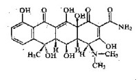 土霉素結構式
