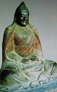 薩班銅像:供奉於涼州白塔寺