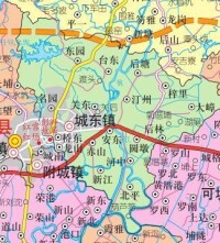 城東鎮區地圖