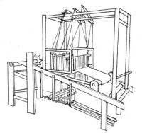 古代杭羅織機草圖