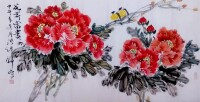 畫家溫澤輝花鳥畫作品