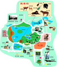 鄭州動物園遊覽圖