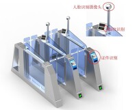 海關通道閘機集合證件指紋人臉識別