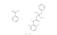 徠苯甲地那銨 分子結構