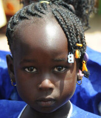 塞內加爾兒童頭飾