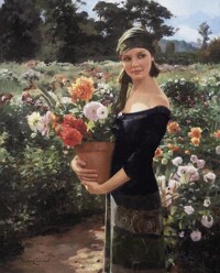 阿麗亞娜·理查茲和她的油畫作品