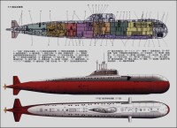 670型巡航導彈核潛艇結構圖