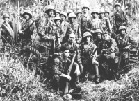 美國海軍陸戰隊士兵佔領了布干維爾島
