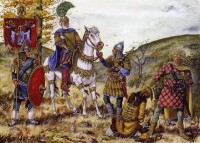 在對付亞美尼亞人之前 巴西爾二世首先解決了保加利亞問題