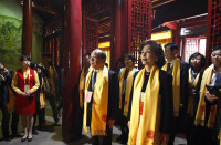 中國國民黨副主席蔣孝嚴攜夫人參加大典