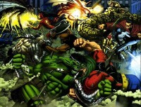 超級英雄們正與浩克和他的團隊“warbound”對抗