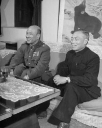 1948年6月李宗仁和白崇禧將軍(軍裝)