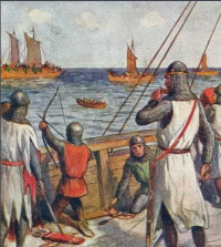 從法國南部下海的第八批十字軍戰士