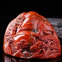 戰國紅瑪瑙雕刻
