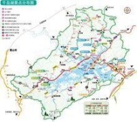 千島湖森林氧吧景點分佈、線路圖