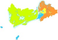 銅官區境域（圖中黃色部分）