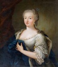 安妮公主的自畫像，1740年