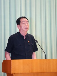 於桂亭發表講話