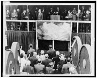 艾森豪威爾總統宣布林肯中心揭幕