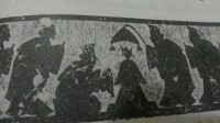 漢墓畫像石中的周公輔佑成王圖