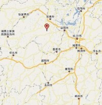 羊角塘鎮在湖南省的位置