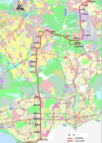 深圳地鐵10號線線路圖