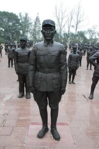 建川博物館“中國壯士”群雕——李以劻雕像