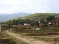 玉龍納西族自治縣北坡村村貌