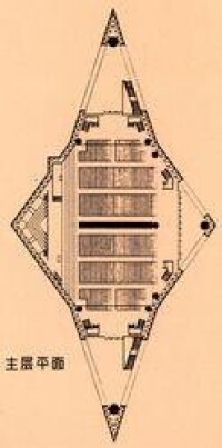 水晶教堂主層平面圖