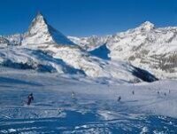地勢較平坦的高山滑雪場