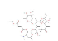 琥乙紅黴素化學結構式