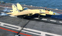 殲-15觸艦復飛（現代艦船掃圖）